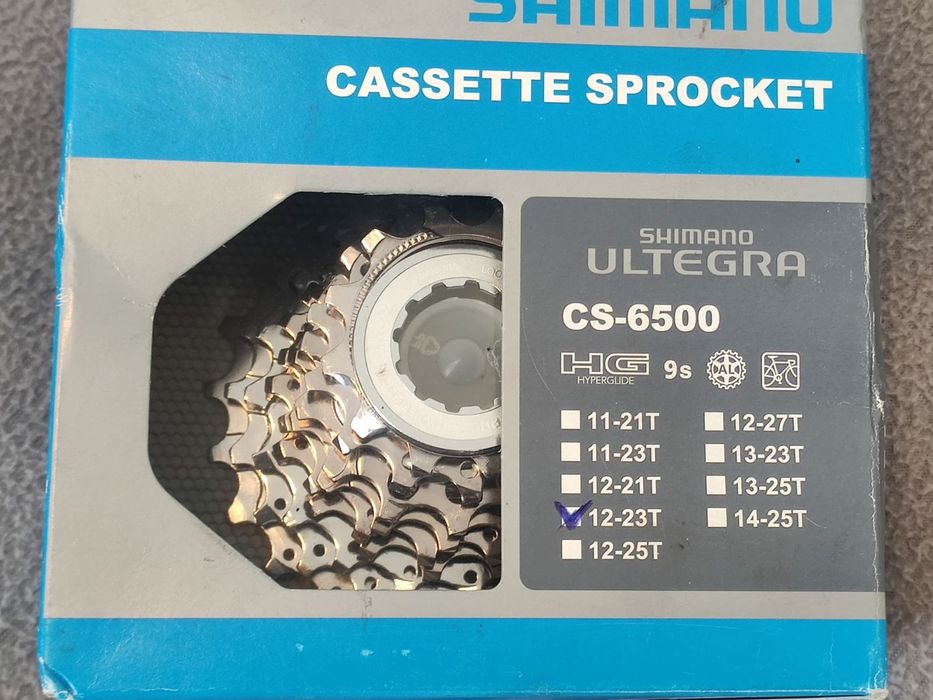 Кассета Shimano Ultegra CS-6500, 12-23, 9 speed, новая.