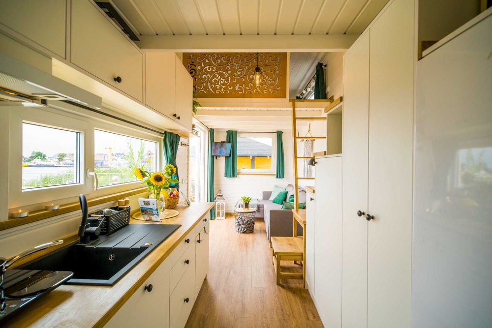 Domek mobilny na kołach,  Tiny House 3,5 tony , bez pozwolenia