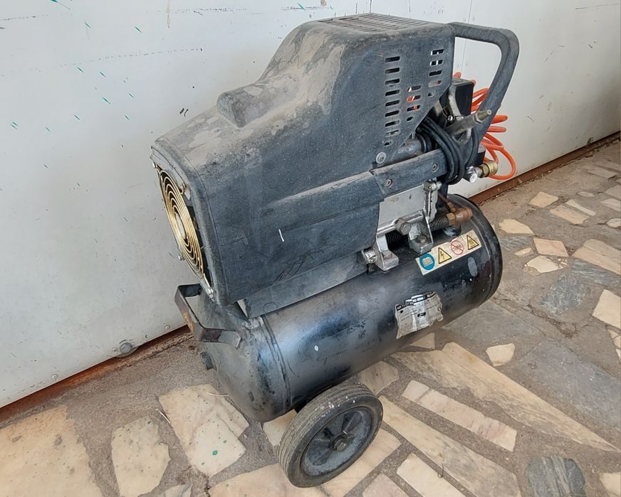 Compressor a funcionar