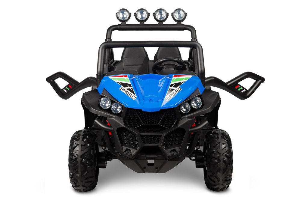 Niebieski Buggy 24V 4x4 na Akumulator dla Dzieci 4x45W,pilot,Bluetooth