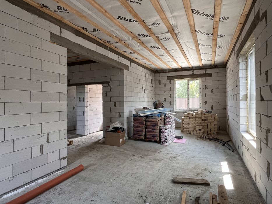 Одноповерховий будинок 120 кв.м біля озера, с.Софіївська Борщагівка