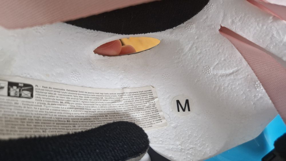 Kask rowerowy dzieciecy M kraina lodu