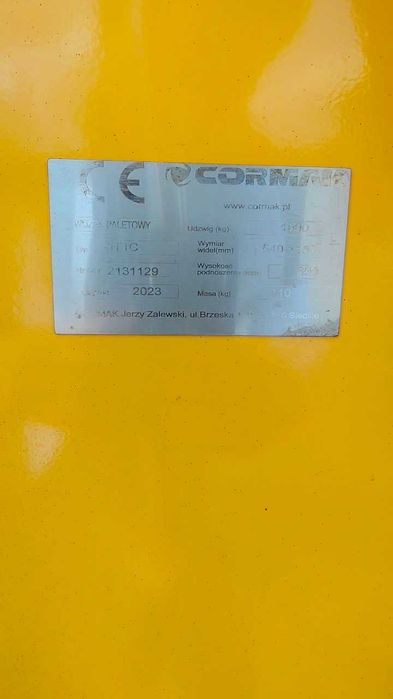 Wózek paletowy nożycowy CORMAK HT1C 1000 kg | Stan bardzo dobry