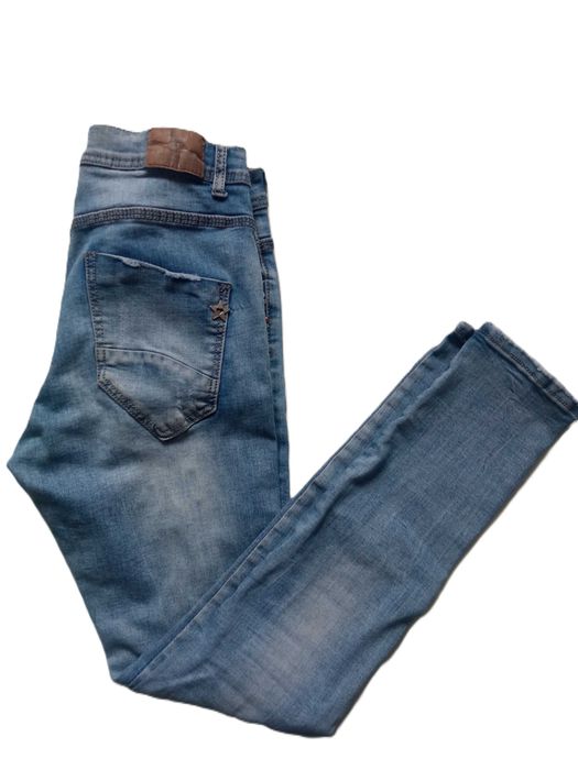 Lexxury damskie spodnie jeans z koralikami r 36 pas 72-76cm