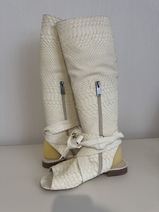 Жіночі чоботи з натуральної шкіри, 38 розмір