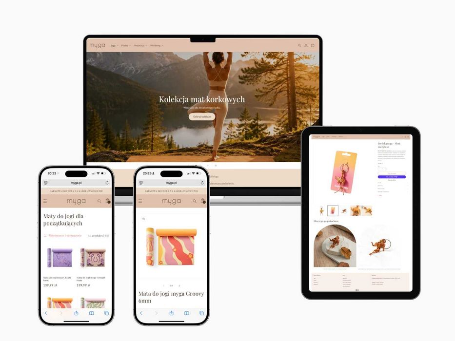 Tworzenie strony na Shopify, sklep internetowy dla marki / e-commerce