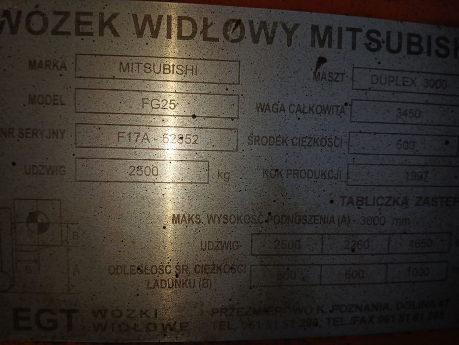 Sprzedam widlaka GPW clark mitsubishi Komatsu