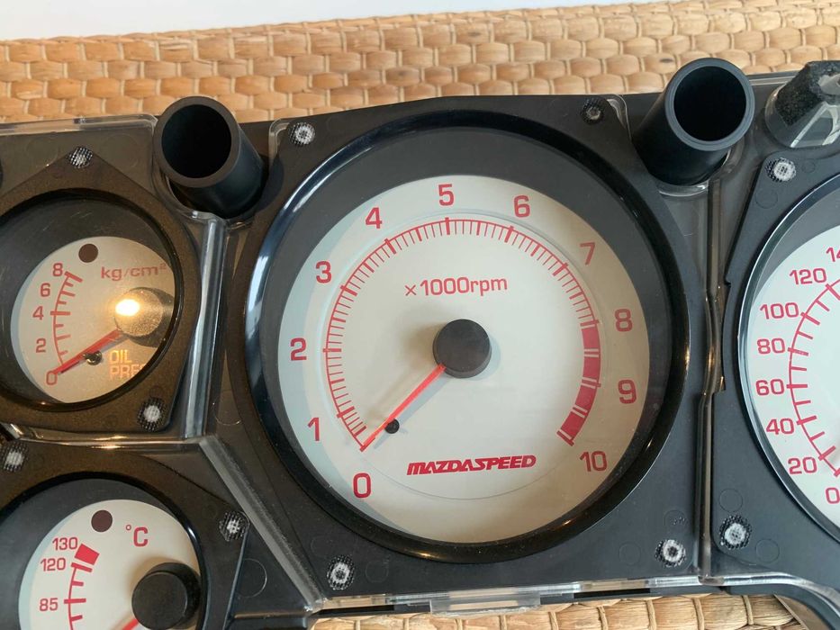 Mazda RX7 FD Mazdaspeed 300 km/h licznik OEM JDM biały RARYTAS unikat