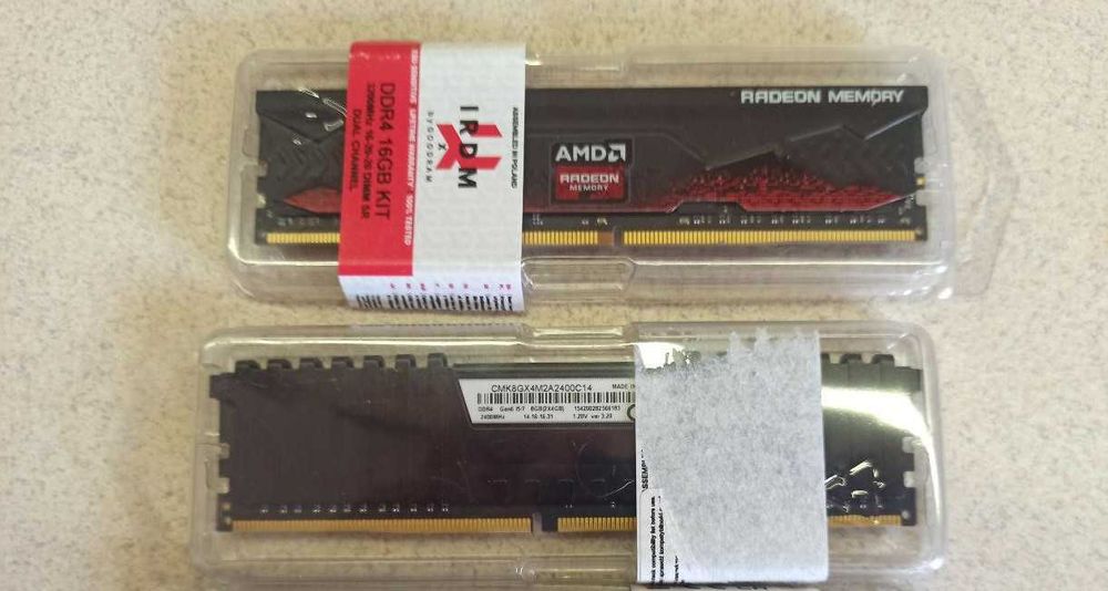 Оперативна пам'ять AMD, 8 ГБ DDR4-2400 DDR4