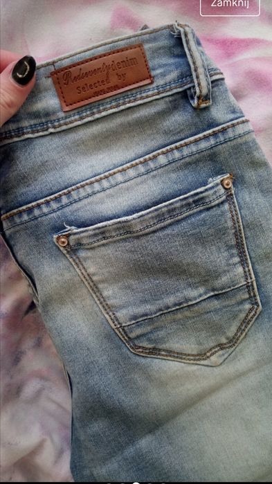 Spodnie jeans rurki