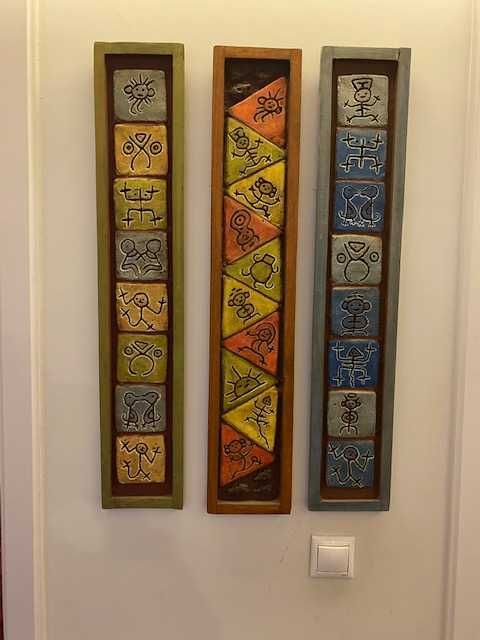 Peças decorativas em cerâmica sul americanas