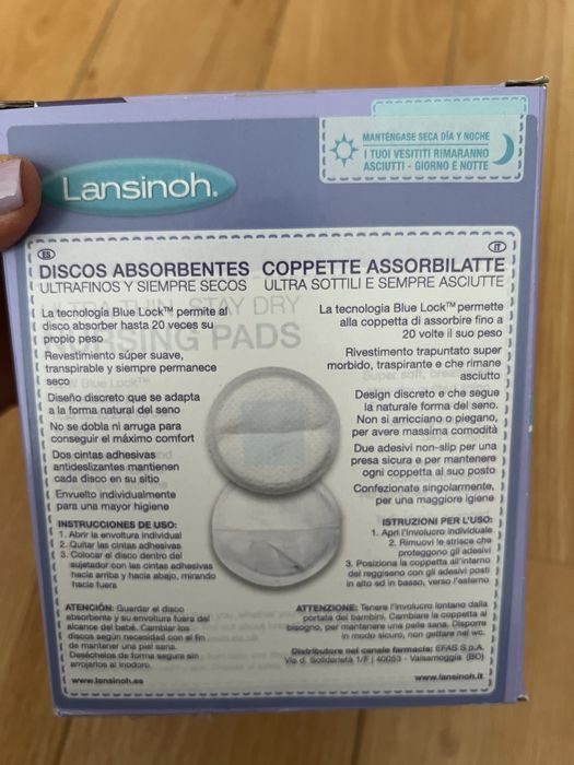 60 discos Lansinoh