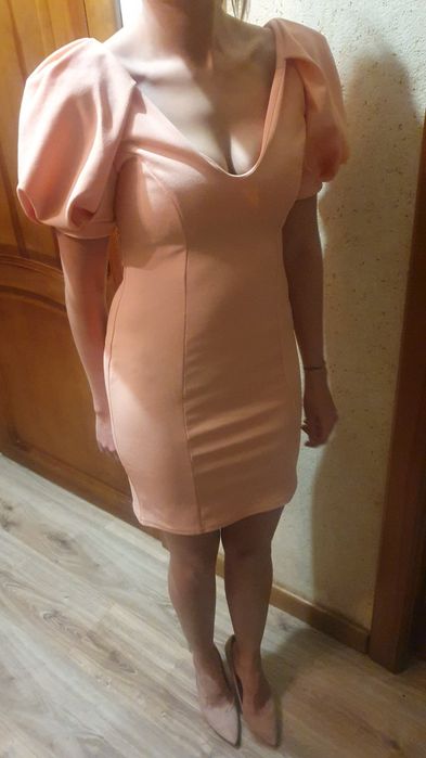 Missqudied morelowa dopasowana sukienka stan bdb rozm. S 36