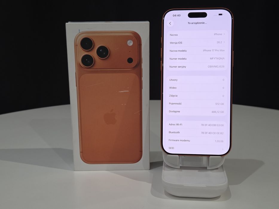 iPhone 17 Pro Max 512GB Cosmic Orange