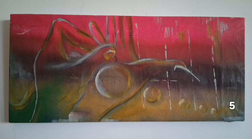 Quadros / Pinturas Abstratas a Óleo sobre Tela