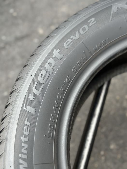 Топові шини‼️Hankook winter I*cept evo2 92Н 205/60 r16 7.2мм 2024рік‼️Зимові шини‼️