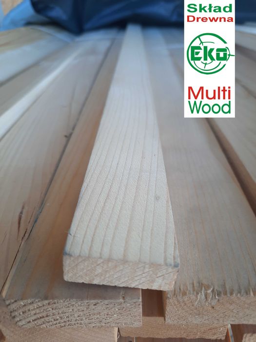 Kontrłata sucha strugana 25na50na4000