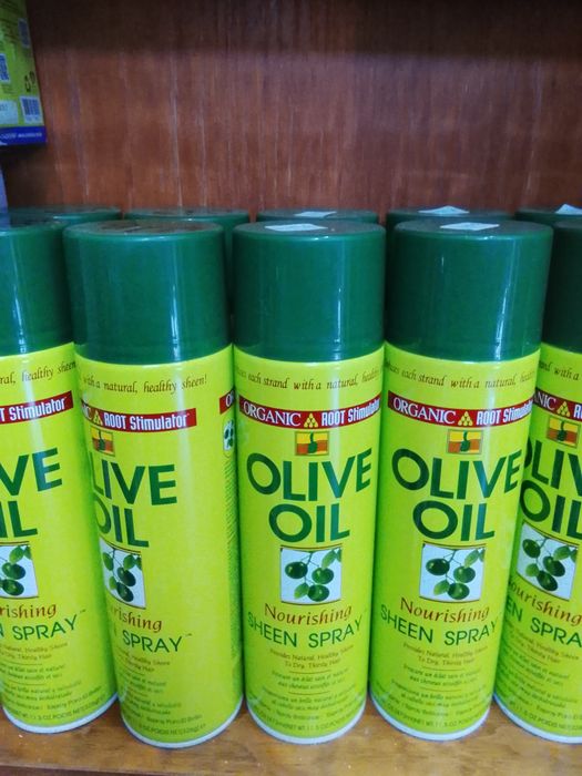 Óleo de cabelo em spray