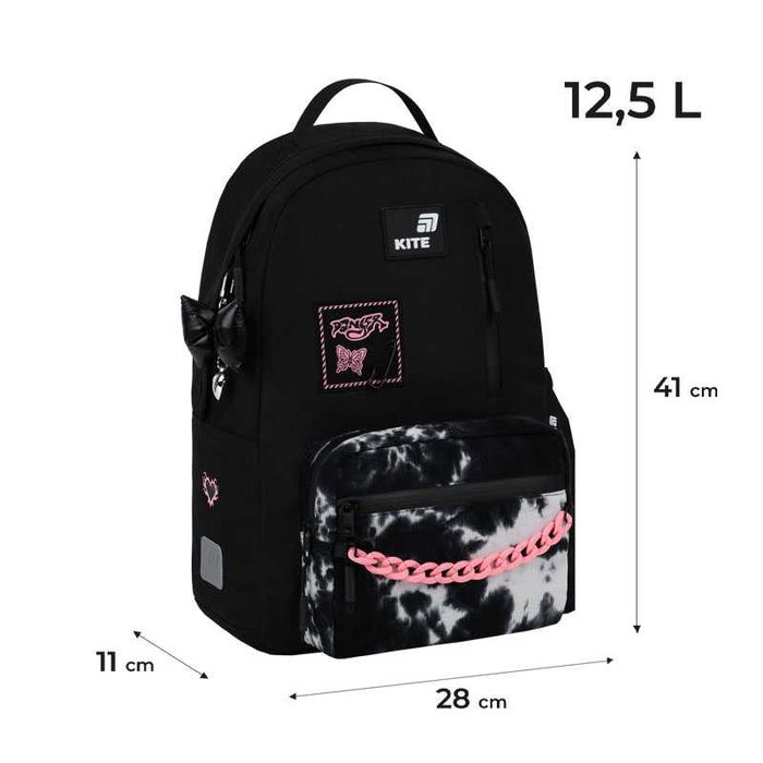 Рюкзак Kite Education teens Danger K26-949M-1  подарунок пляшка  (на зріст дитини 130-145 см)
