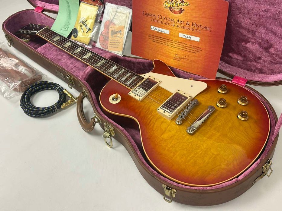 Gibson Les Paul Custom Shop Standard 1959/59/R9/LPR9 Quilt Top (2005 р., mint, 6500$)