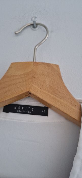 Mohito Śnieżnobiała  lekka koszula