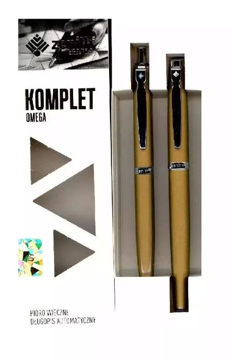 Pióro Wieczne + Długopis Złoty Zenith. Zenith