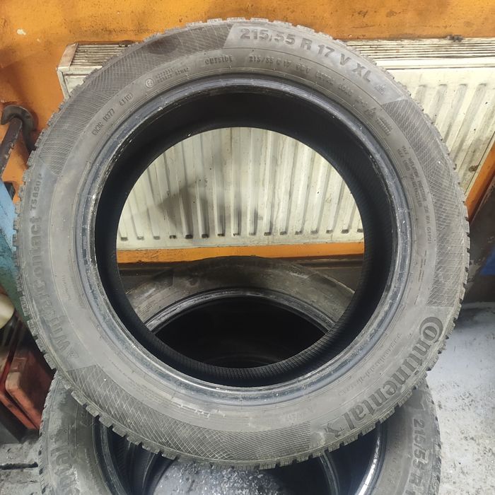 Opony zimowe 215 55 R17 Continental WinterContact 4 sztuki