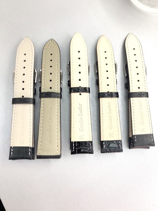 РЕМЕШОК ДЛЯ ЧАСОВ БРАСЛЕТ строго кожа 100% Orient Casio seiko восток