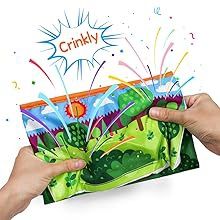 Брязкальце-спінер, книжечка монтесорі (складне дзеркальце)