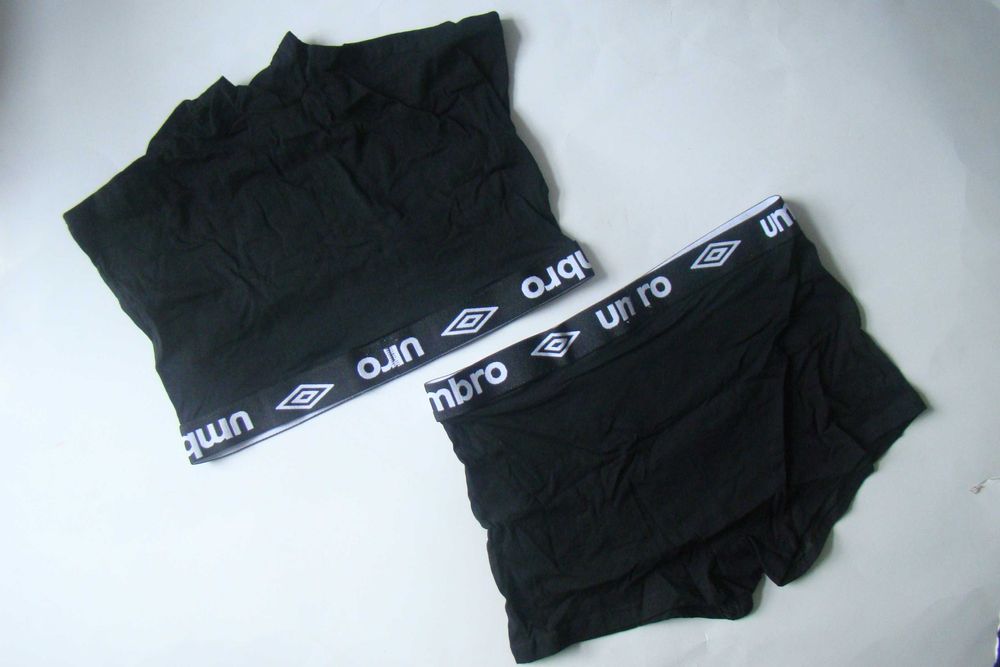 Bokserki męskie UMBRO czarne 2 Pack r. XL