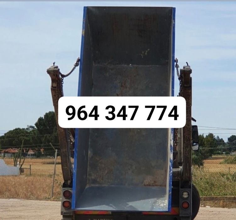 ENTULHO e RESÍDUOS de OBRAS recolhemos tudo em contentores e carrinhas