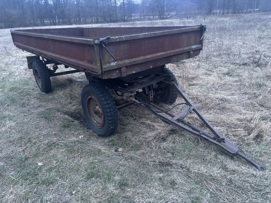 Przyczepa rolnicza, HL5, wywrotka, kiper na 2 strony, niska
