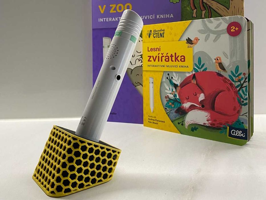 Albik 2.0 - wielokolorowy stojak na piórko