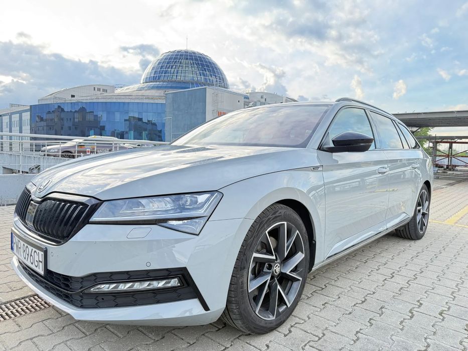 Skoda Superb Skoda Superb 3 Sportline 2024, Polska, ACC, Matrix, Gwarancja, Canton