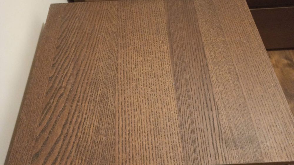 Zestaw Łóżko MALM Ikea ciemny brąz