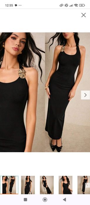 Nowa z metką czarna sukienka Poeselle rozm. 40