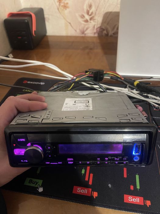 Процессорная Kenwood KDC BT44U автомагнитола с Bluetooth, CD, USB, AUX