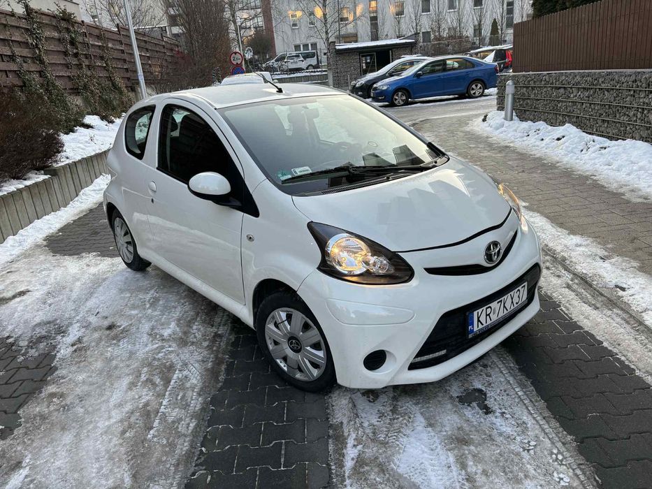 Toyota Aygo 1.0, biała = wspaniała