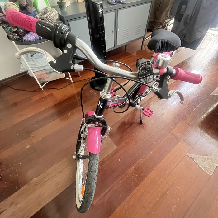 B’TWIN Docto Girl 500 Aro 16 – Bicicleta Infantil Menina