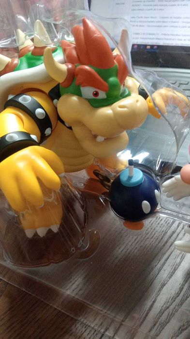 Conjunto Batalha do Bowser Super Mario Jakks Pacific (3 Figuras)