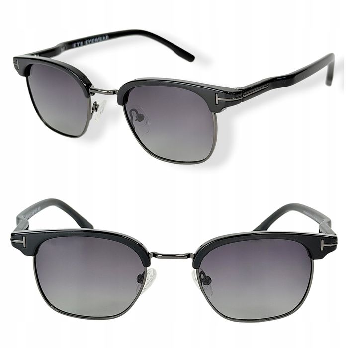 Okulary Przeciwsłoneczne Polaryzacyjne Z FILTREM UV400 Modne Nerdy UNISEX
