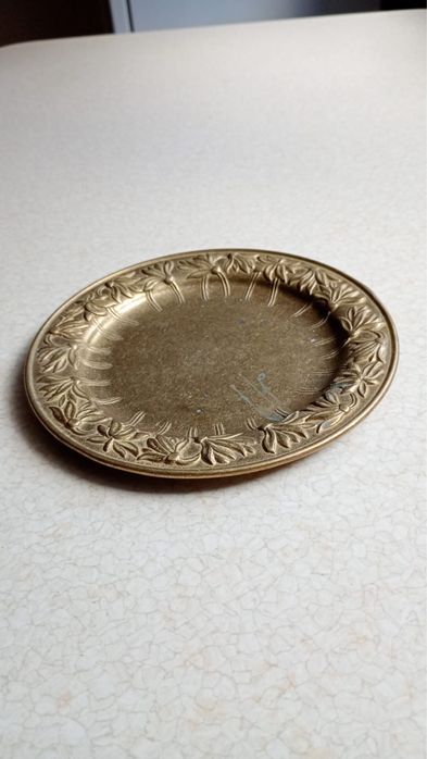 Mosiężny talerz 16 cm szerokości