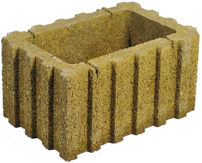 donica prostokątna mała betonowa 40x28x20 kolorowa