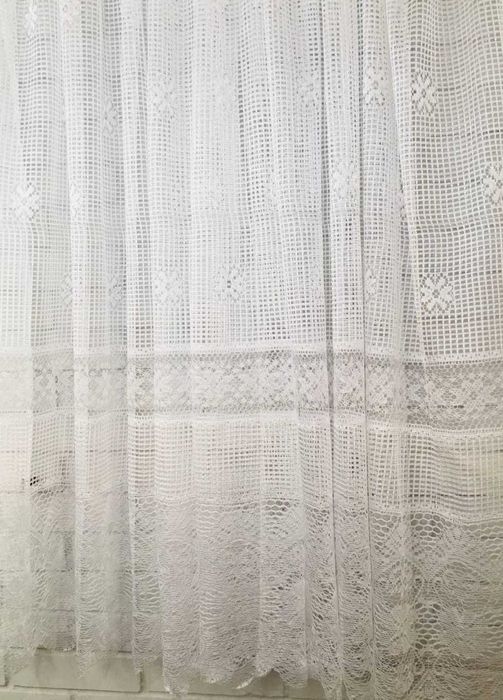 Короткий тюль готовий на тасьмі