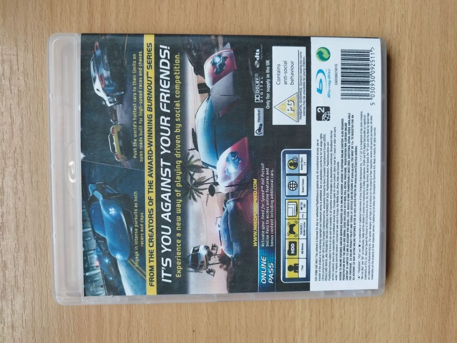 Need For Speed Hot Pursuit ps3,pl, możliwa wysyłka olx..
