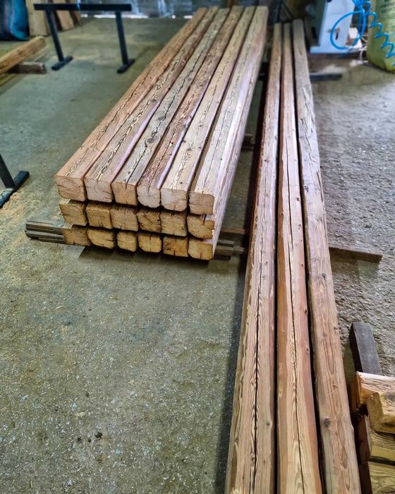 STARE BELKI suszone stare bale drewno dekoracyjne ciosane do wnętrz