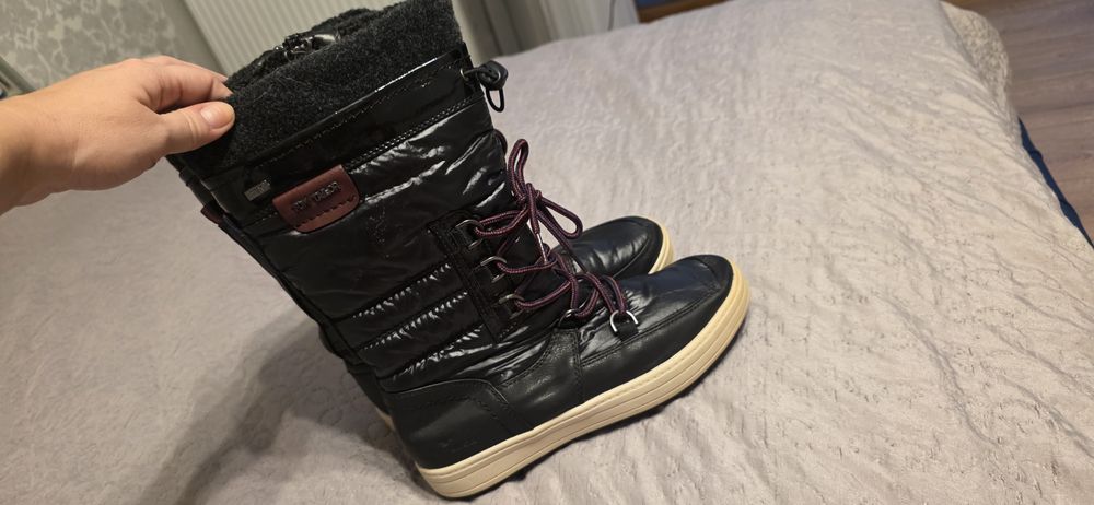 Śniegowce damskie Tom Tailor czerne