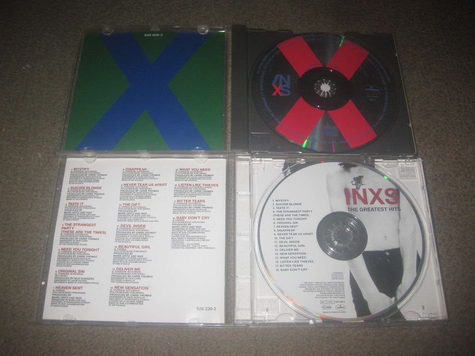 2 CDs dos "INXS"