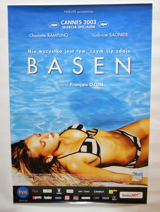 Basen (2003) François Ozon Oryginalny Plakat Kinowy 68x98 cm
