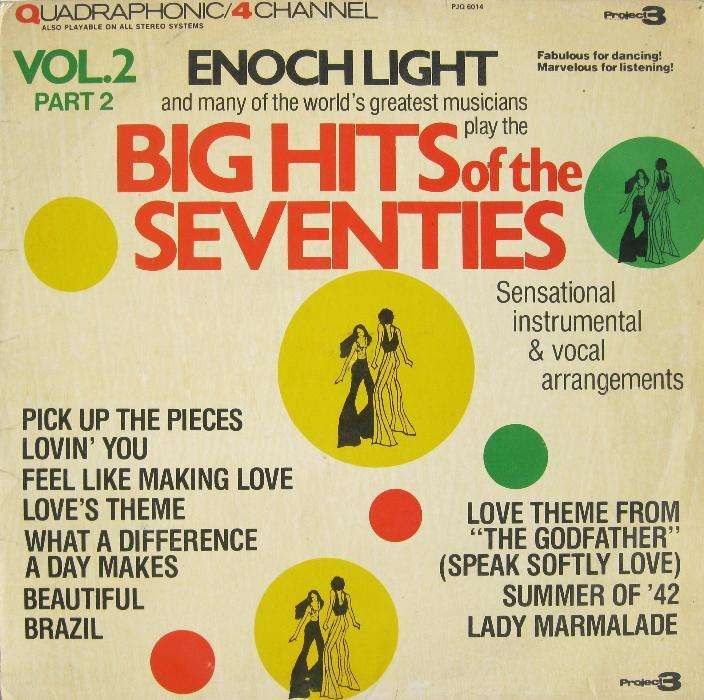 Vinyl, LP, Quadrifonic Album - Big Hits of the Seventies